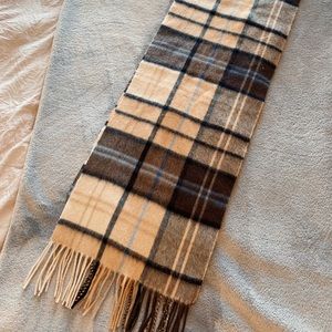Plaid/Cashmere Scarf by Club Room